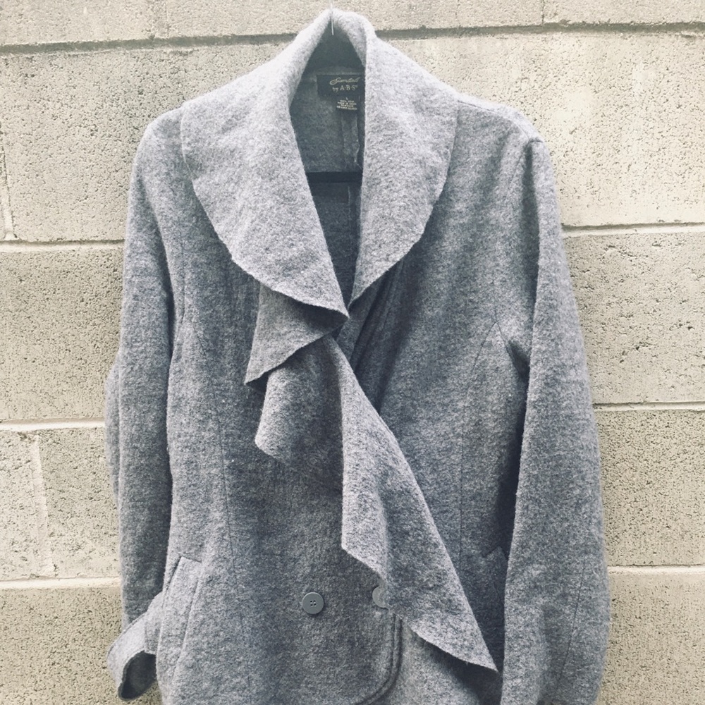 Essentials ABS L Womens Wool Wrap Coat